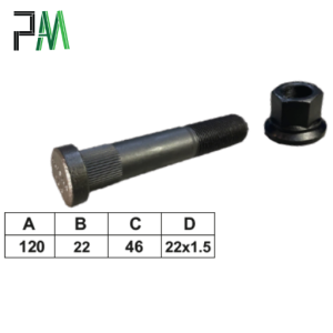 Dongfeng rear wheel bolt