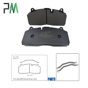 New perforated SAF disc brake pads